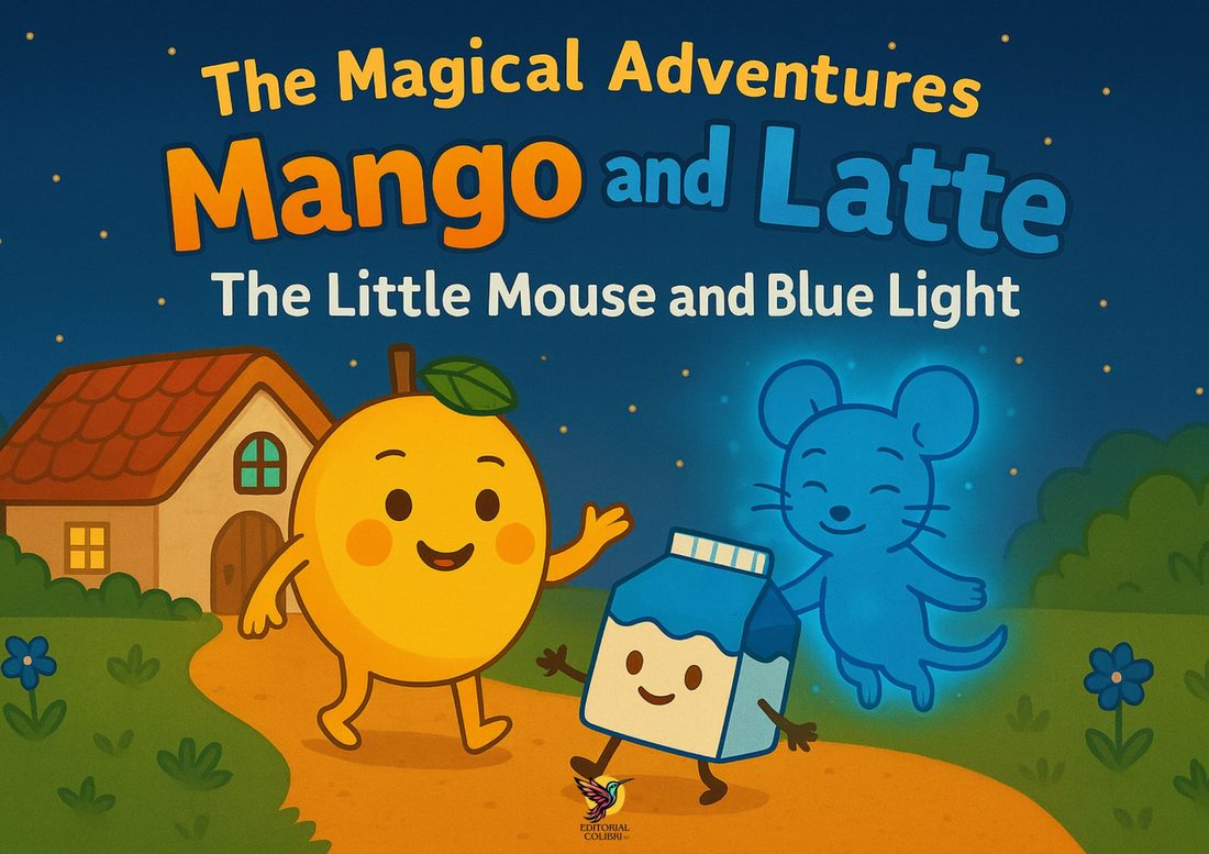 Story The little mouse and the blue light in English - Editorial Colibrí
