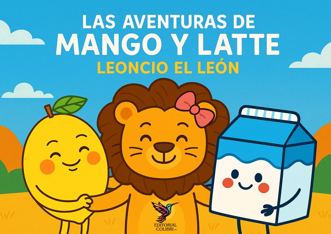 Cuento infantil Leoncio el león en español e inglés