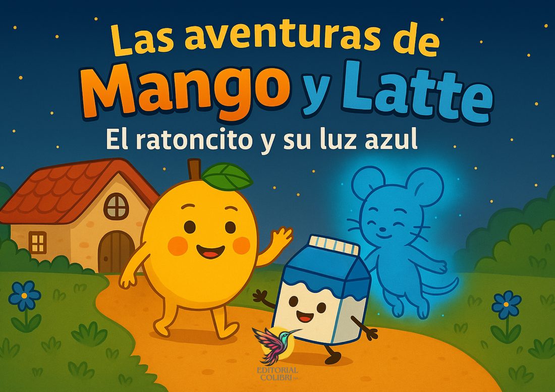 Cuento El ratoncito y la luz azul en español - Editorial Colibrí