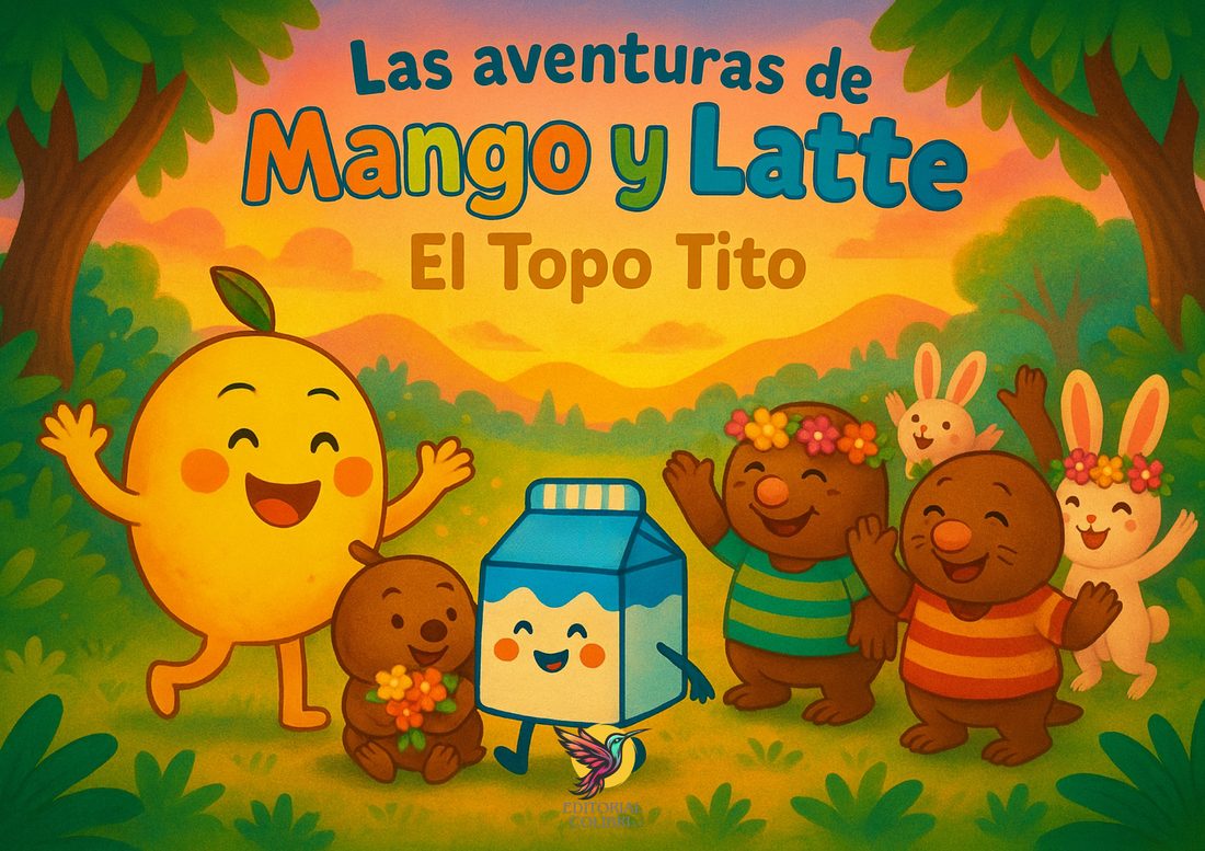 Cuento Tito el topo en español - Editorial Colibrí